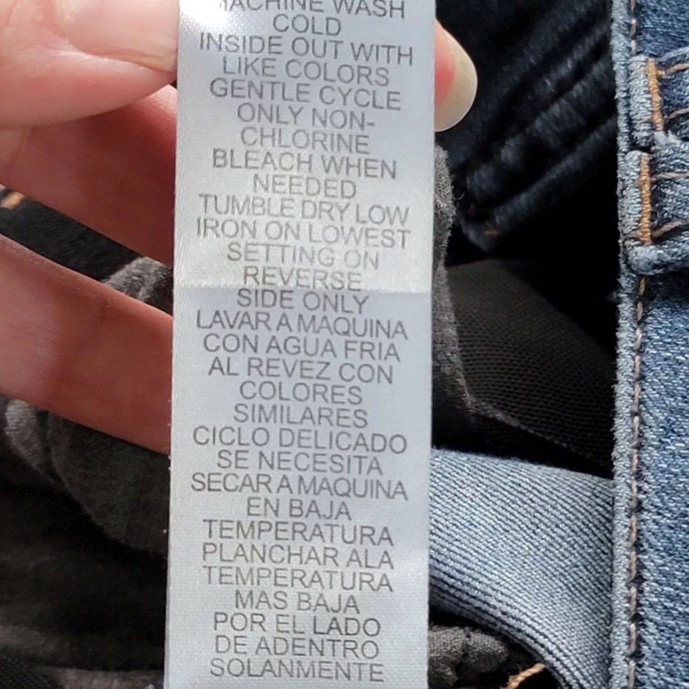 Democracy "Ab" Technology Women's 6 Pocket Blue Jeans Stretch Size 8 - Picture 7 of 11